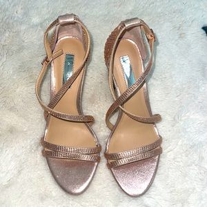 INC Kammaf Rose Pearl Gold Heels